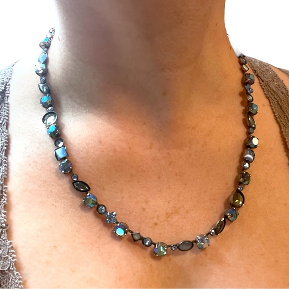 Sorrelli Jewelry - Sorrelli Blue Toned Crystal Collar Necklace